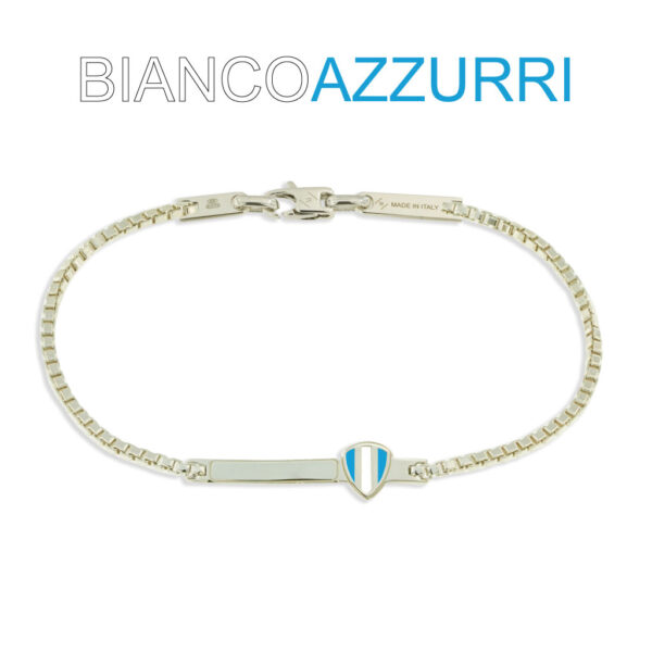 Bracciale My Team Biancoazzurro  personalizzabile
